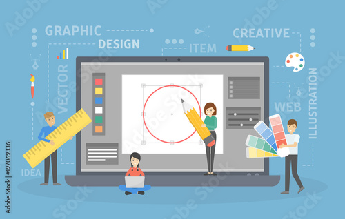 Graphic design work.