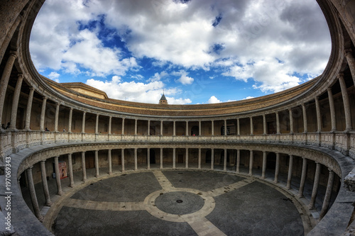 Courtyard of the palace of Charles V