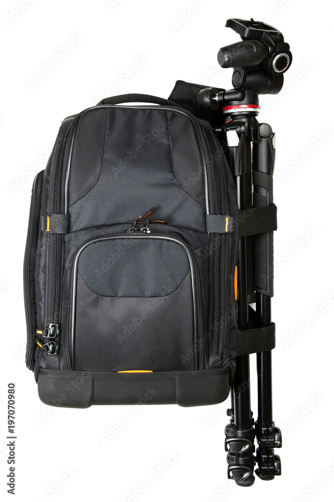 Naklejka premium Photography equipment backpack
