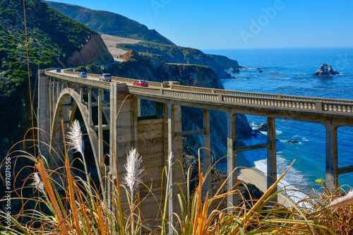 Fototapeta Naklejka Na Ścianę i Meble -  Bixby Creek Bridge Big Little Lies 