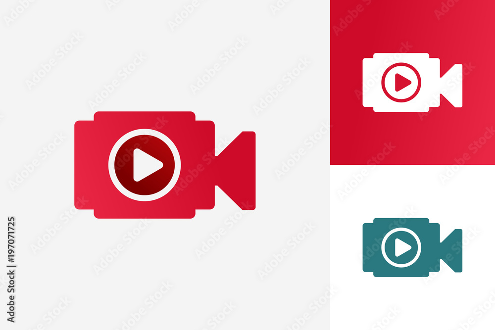Camera Video Play Logo Template Design Vector, Emblem, Design Concept, Creative Symbol, Icon Camera Video Play Logo Template Design Vector, Emblem, Design Concept, Creative Symbol, Icon