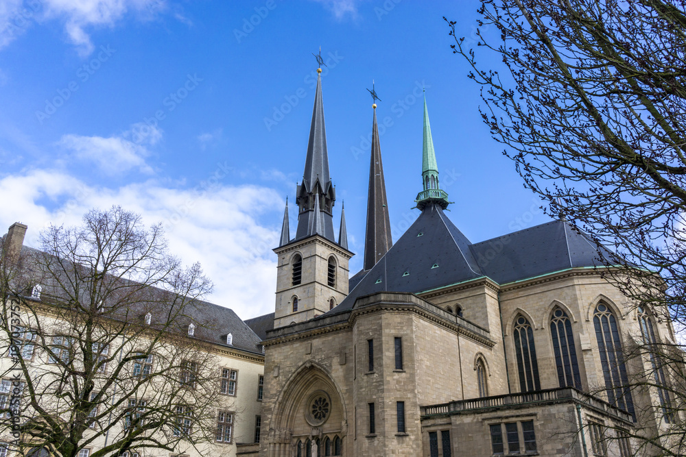 Notredame cathedral in Luxembourg