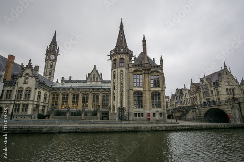 ghent canalway reflections