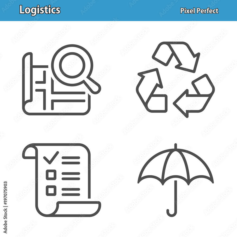 Logistics And Delivery Icons. Professional, pixel perfect icons depicting various logistics, delivery and shipping concepts. EPS 8 format. Logistics And Delivery Icons. Professional, pixel perfect icons depicting various logistics, delivery and shipping concepts. EPS 8 format.