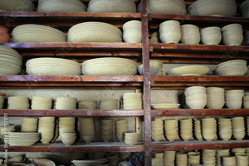 Pottery interior. Uzbekistan