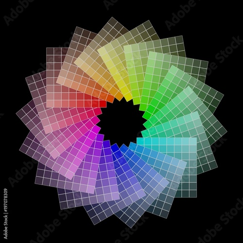 Tapety artystyczne Color palette