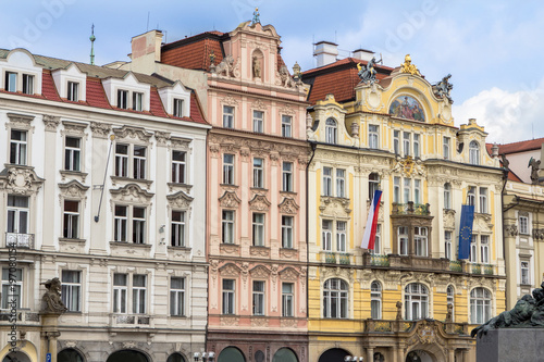 Historical buildings in old town in Prague, Czech republic © robertdering