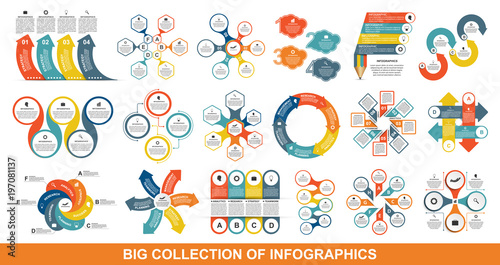 Flat infographics. Design elements. Infographics for business presentations or information banner.