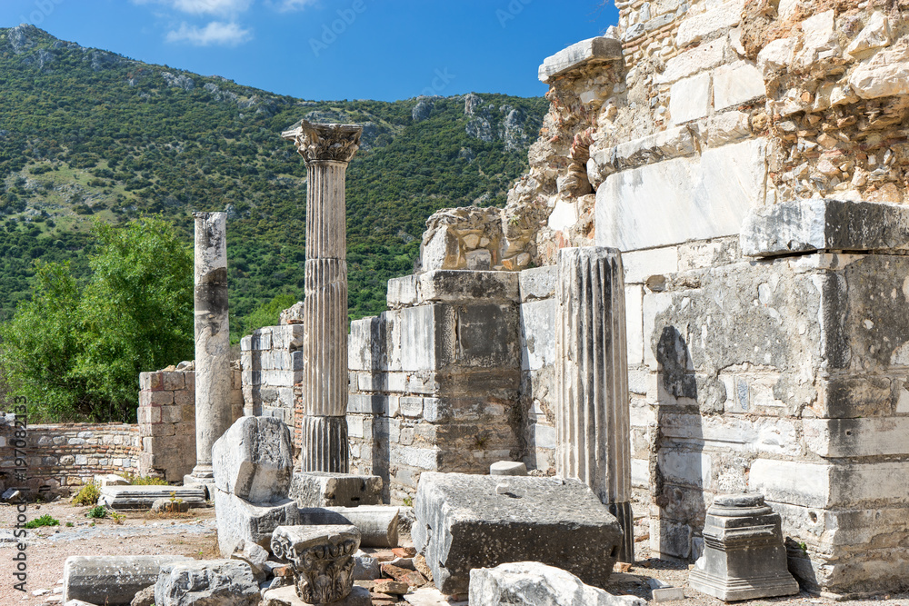 The Church of Mary (The Council Church) in the ancient city of Ephesus in Selcuk, Turkey