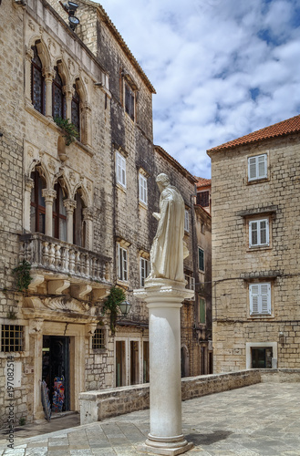 Statue of St. Lawrence, Trogir, Croatia