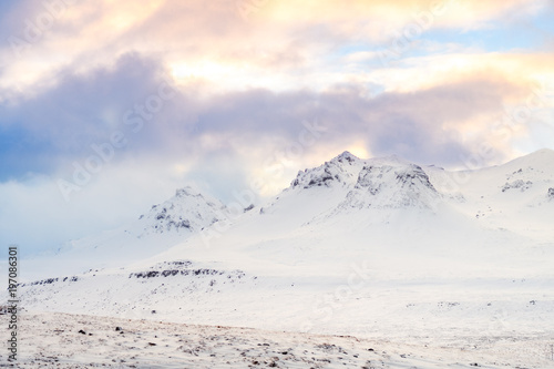 amazing mountain ranger landscape of iceland © jon_chica