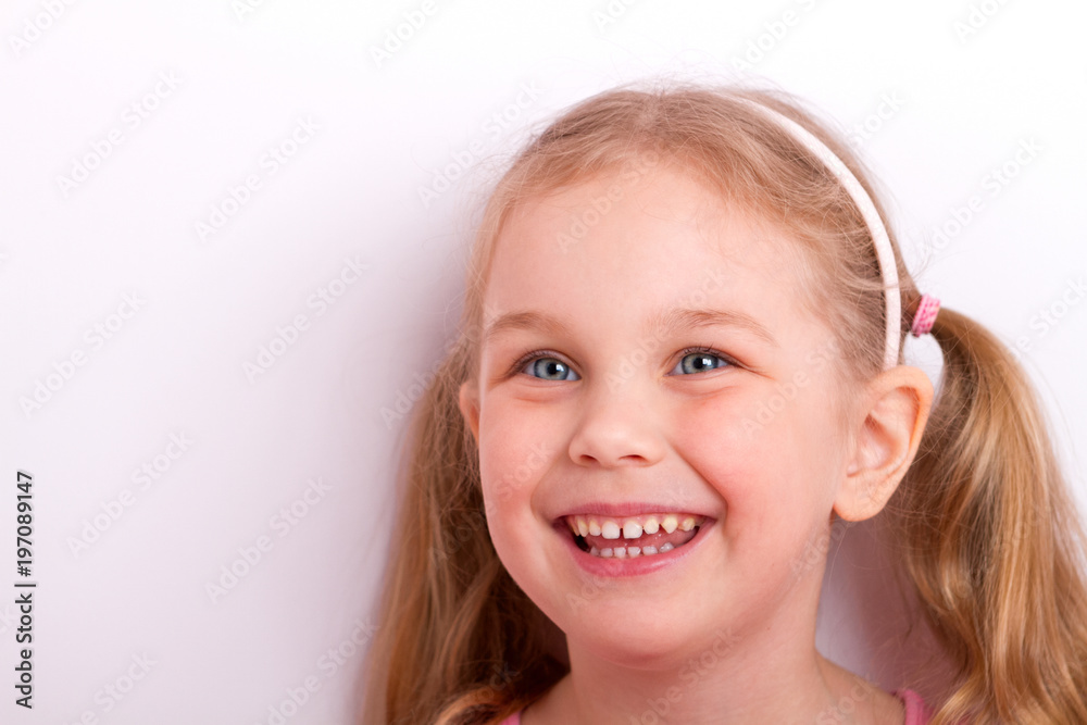 portrait of a pretty girl