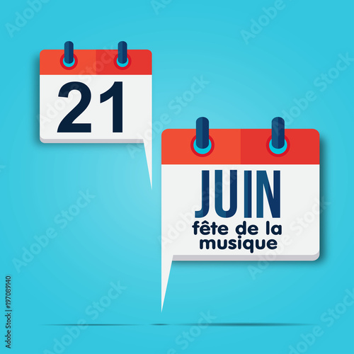 calendrier bulle : 21 juin (fête de la musique)