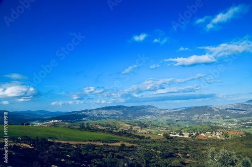 Algeria, Tunisia mountains boarder