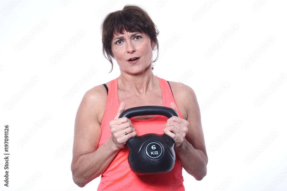 Mature healthy woman Mature healthy woman