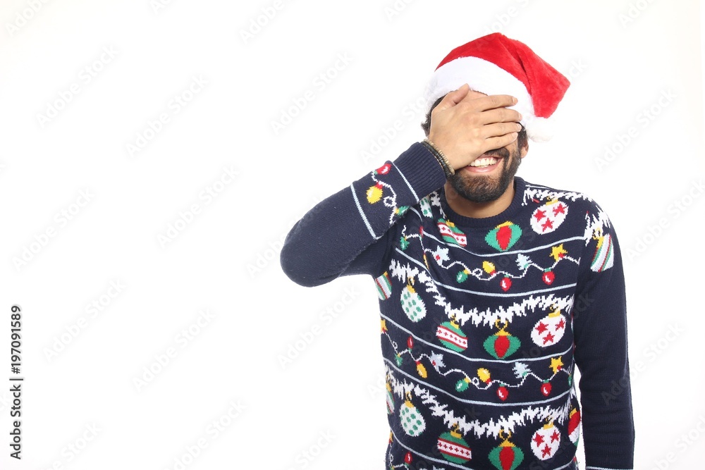 Afro christmas man Afro christmas man