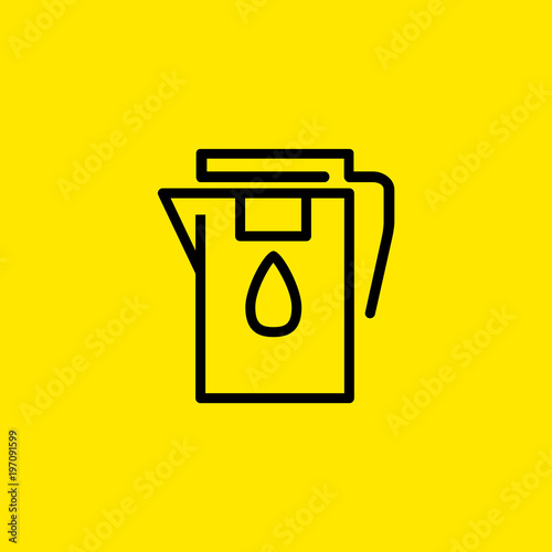 Water filter icon