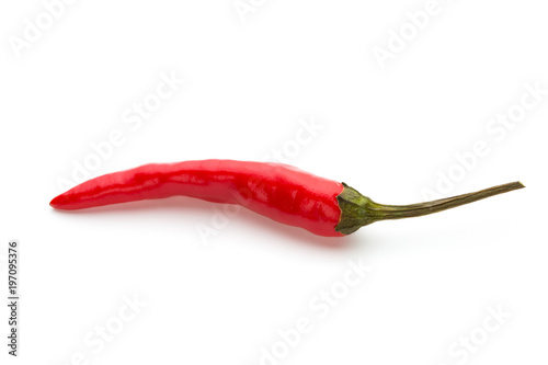 Chili pepper isolated on a white background.