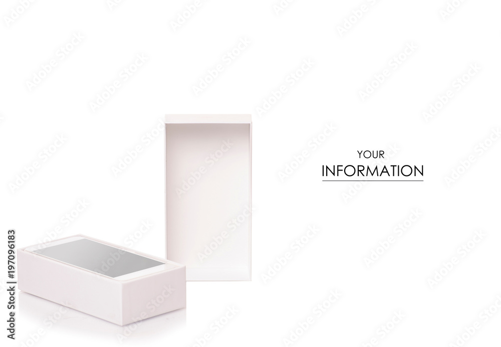 Mobile phone smartphone in box pattern Mobile phone smartphone in box pattern