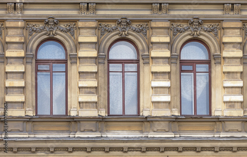 Windows of an old building, Saint-Petersburg