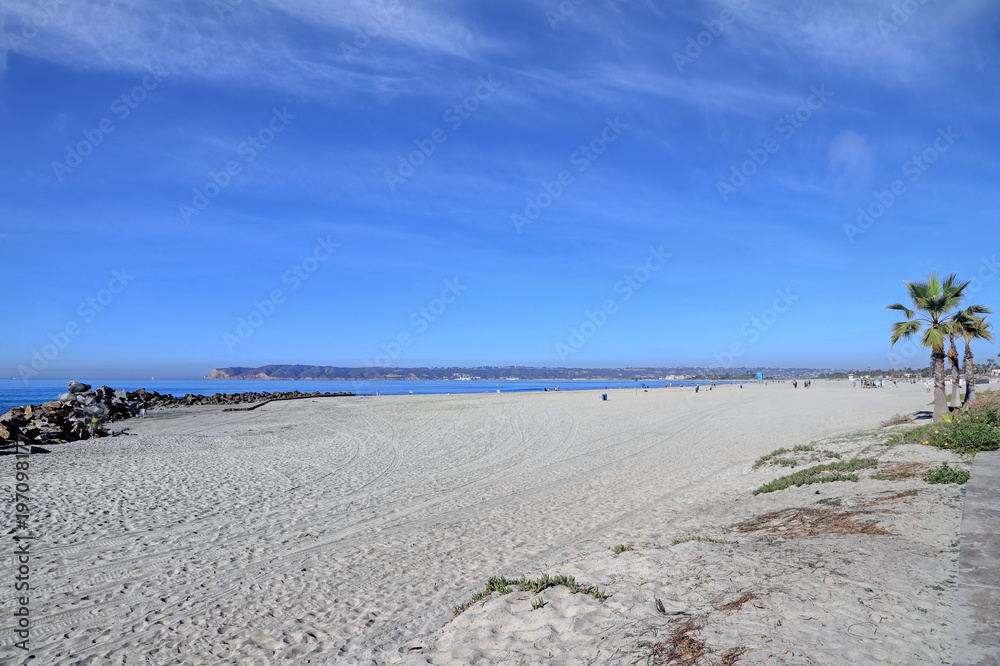 Coronado Beach just outside of San Diego, California.