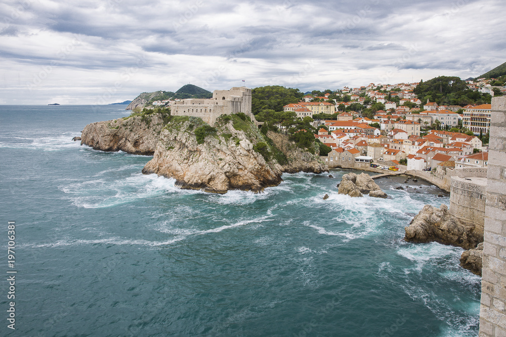 Dubrovnik's castle, Fort Lawrence viewed from Fort Bokar, Dubrovnik