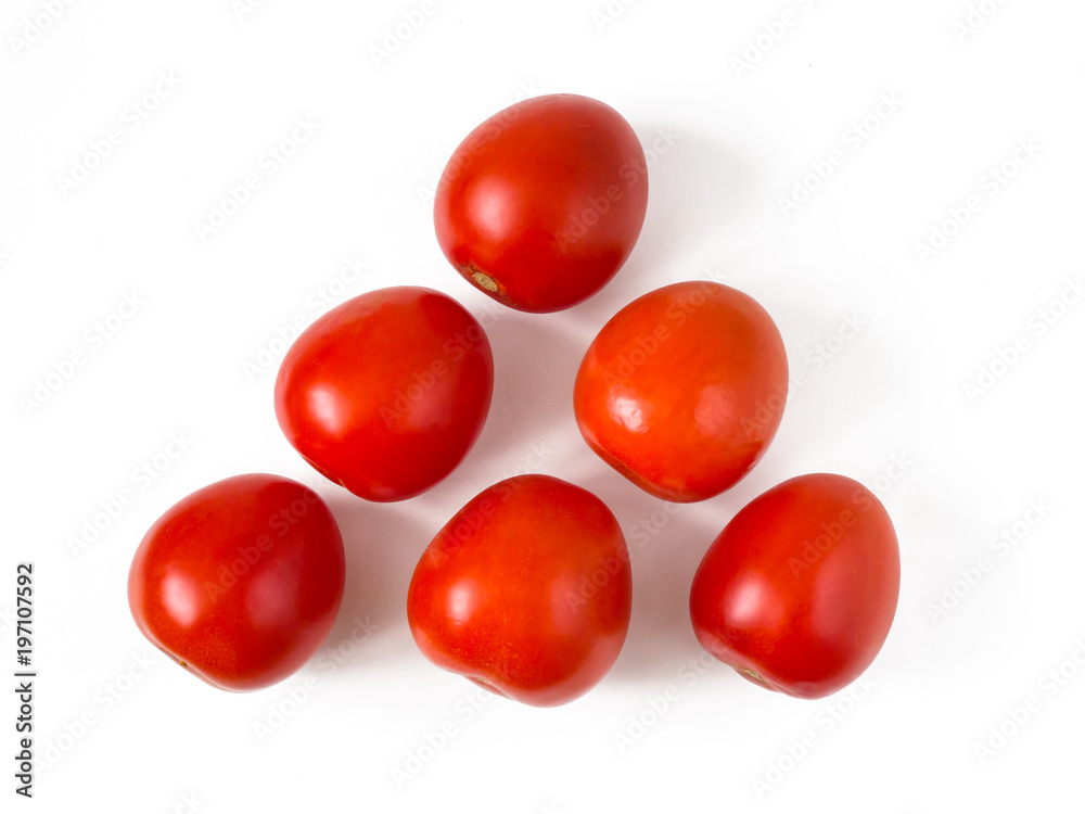 Triangle of tomatoes Triangle of tomatoes