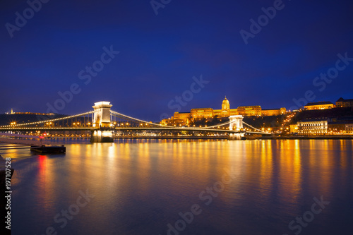 Photography Hungarian landmarks, Budapest at night