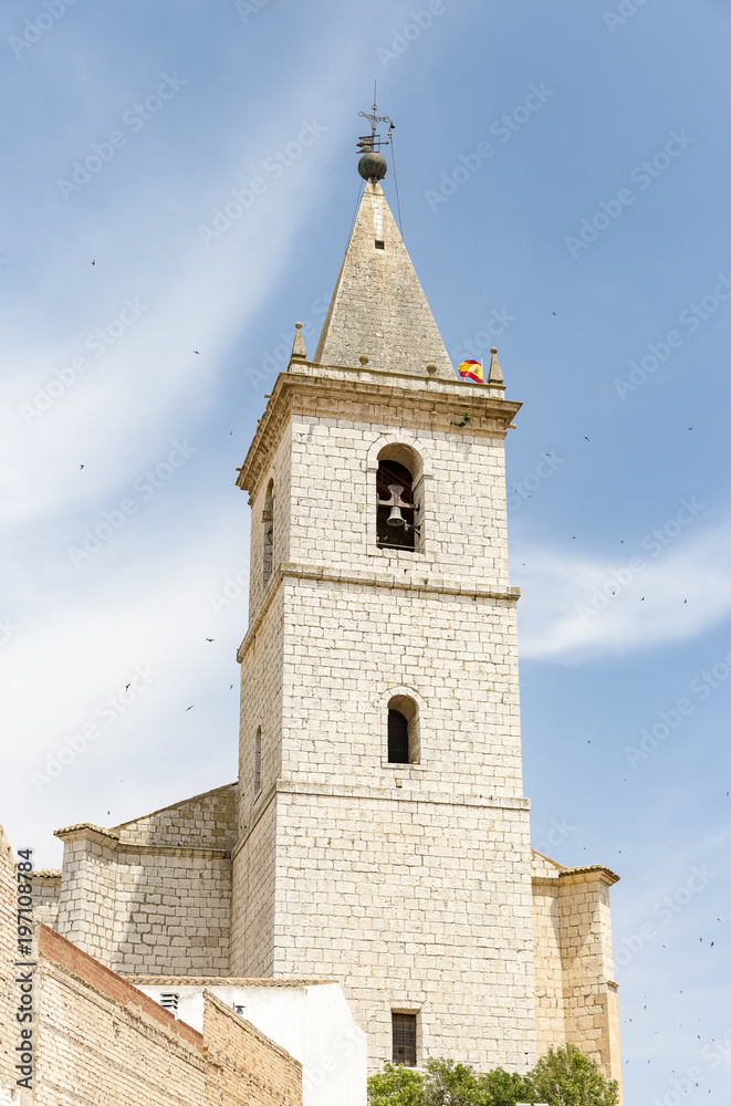 El Salvador church in La Roda city,  province of Albacete, Castile La Mancha, Spain