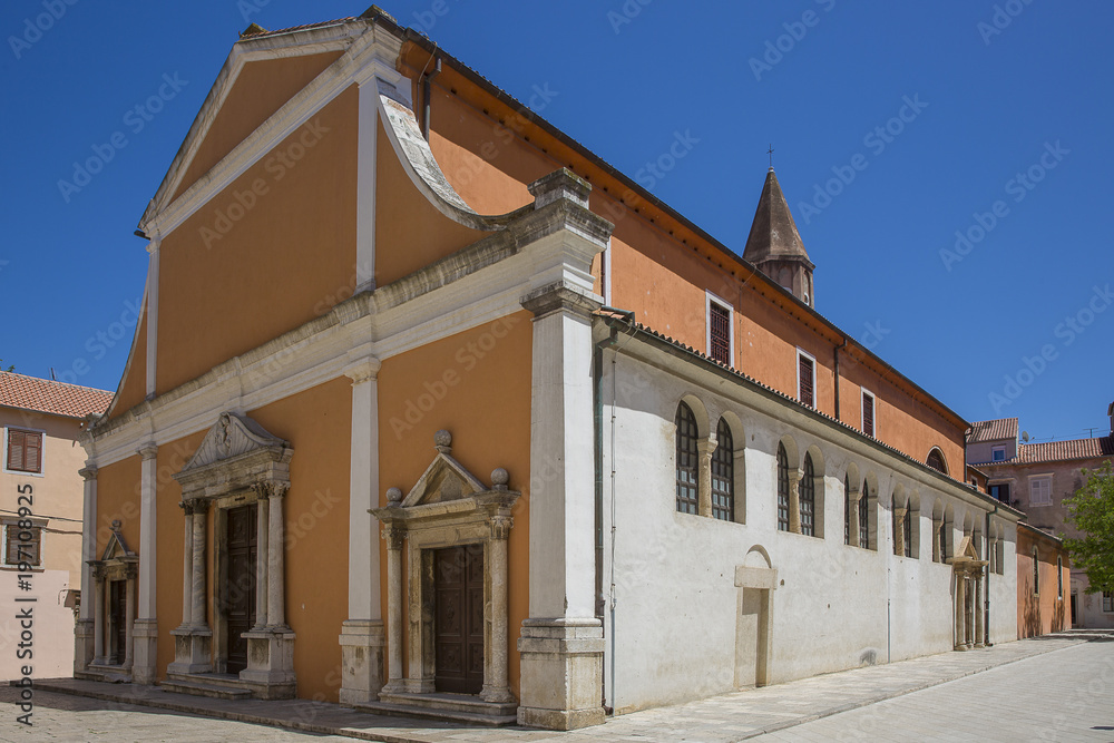 Saint Simeon church, Zadar, Croatia.
