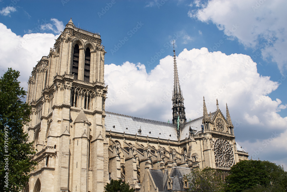 Gathering Storm, Cathedral of Notre Dame, Paris, France Gathering Storm, Cathedral of Notre Dame, Paris, France
