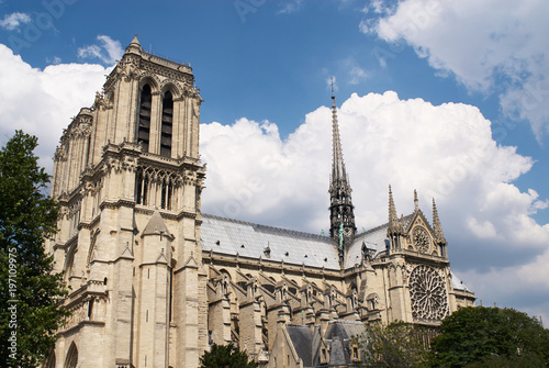 Gathering Storm, Cathedral of Notre Dame, Paris, France