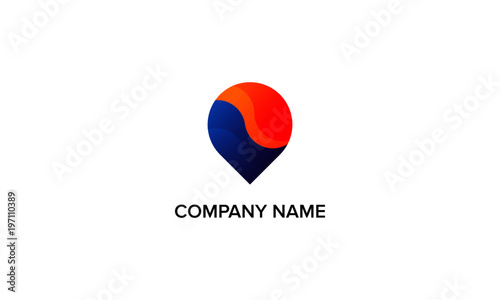 Free Download Pin map logo design - GFXLoad