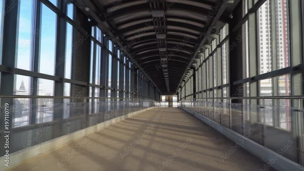 Motion of camera inside the transparent transition Motion of camera inside the transparent transition