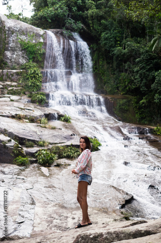 Cachoeira da Escada in Sao Paulo state, Brazil