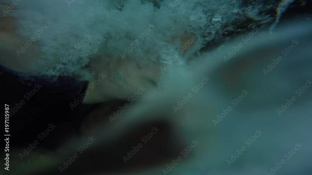 man slides down smooth rock into water selfie man slides down smooth rock into water selfie