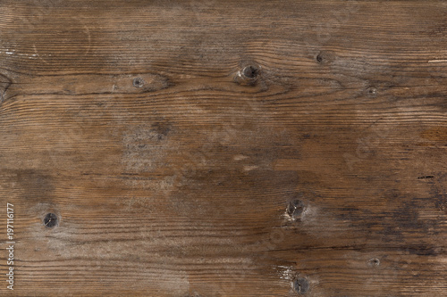 Old rural wooden piece of wood brown colors, detailed plank photo texture