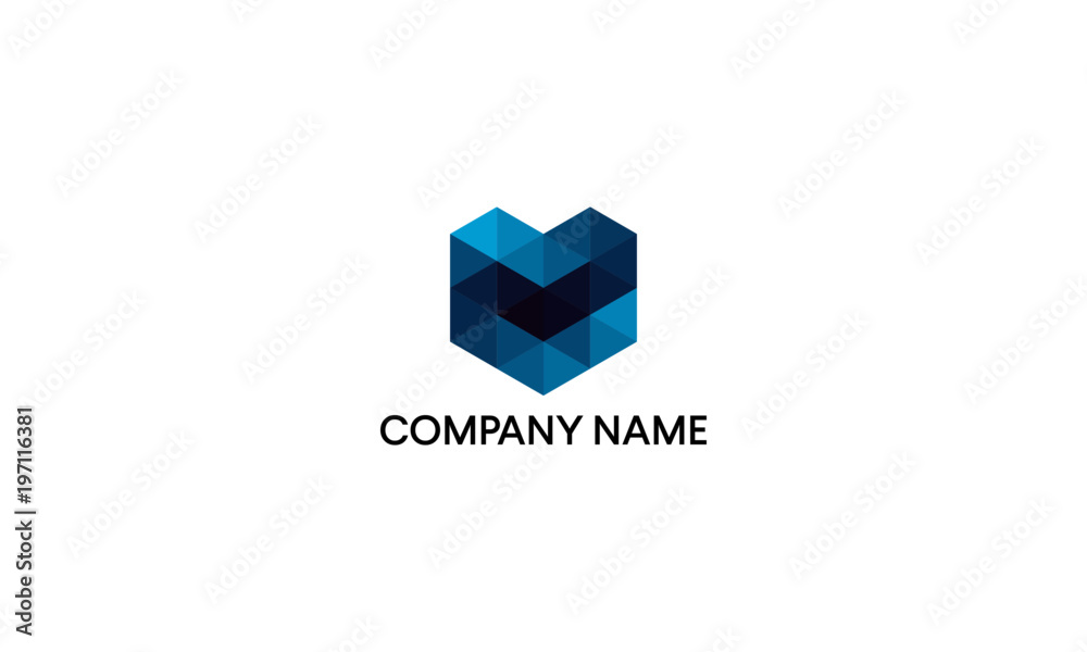 Geometric logo design Geometric logo design