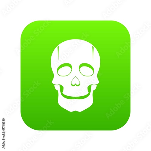 Singer mask icon digital green