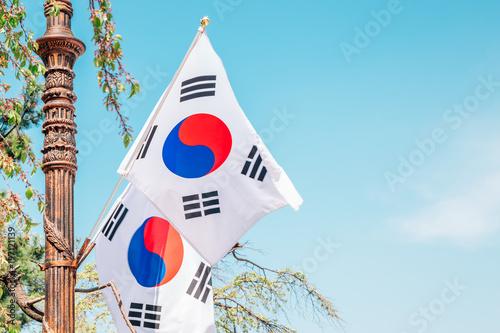 Photography Taegeukgi, Korean national flag