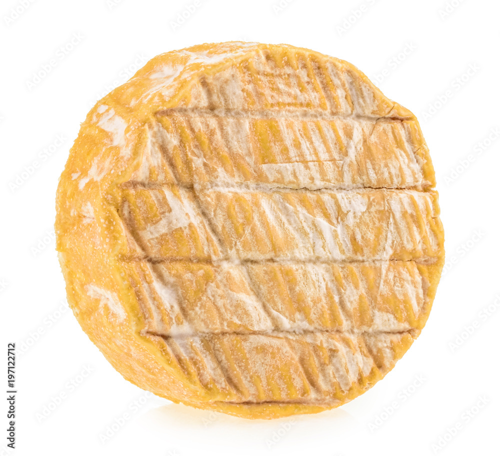Fototapeta premium soft cheese isolated on white background