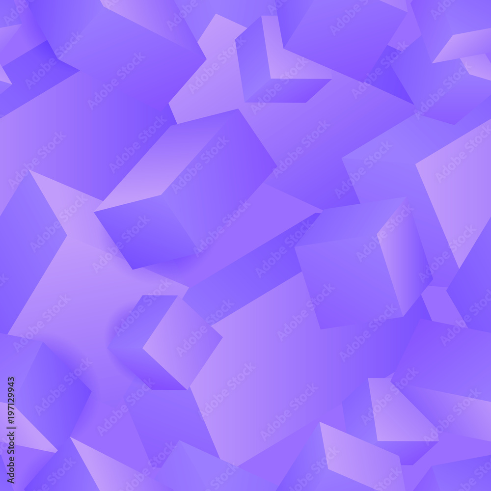 Vector seamless pattern of abstract 3d cubes. Vector seamless pattern of abstract 3d cubes.