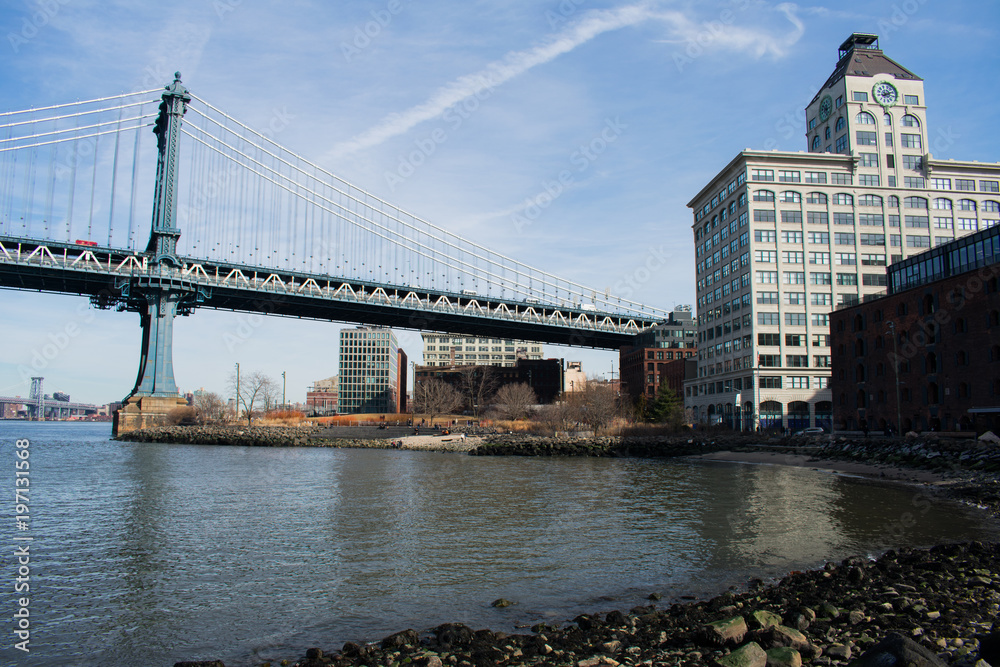 A view of Manhattan Bridge