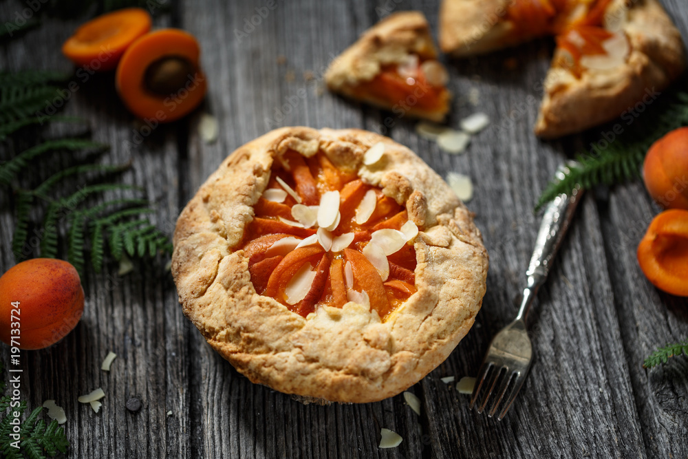 Tarte ou Galette à l'Abricot Tarte ou Galette à l'Abricot