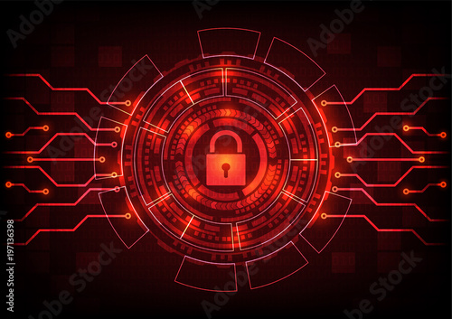 Abstract background ransomware malware virus threat key lock files. Vector illustration cyber security infographic concept.