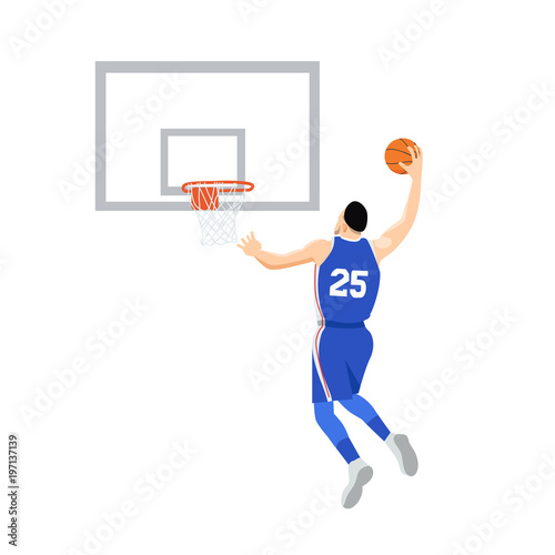 man doing dunk while playing basketball