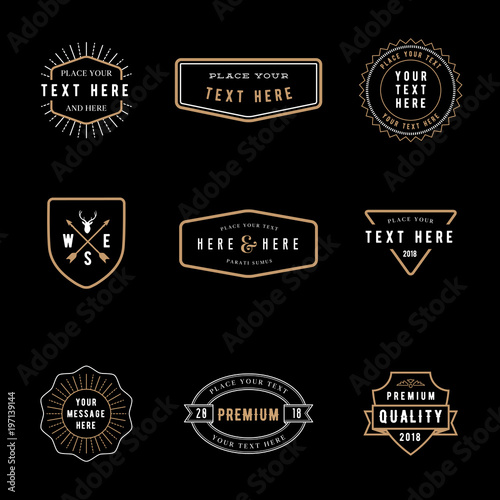 Vintage Badge Logos
