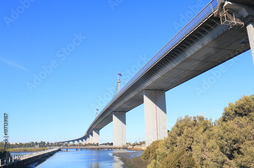 Westgate bridge in Melbourne Australia photo