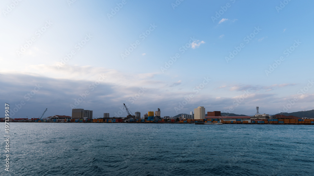 石垣港の風景