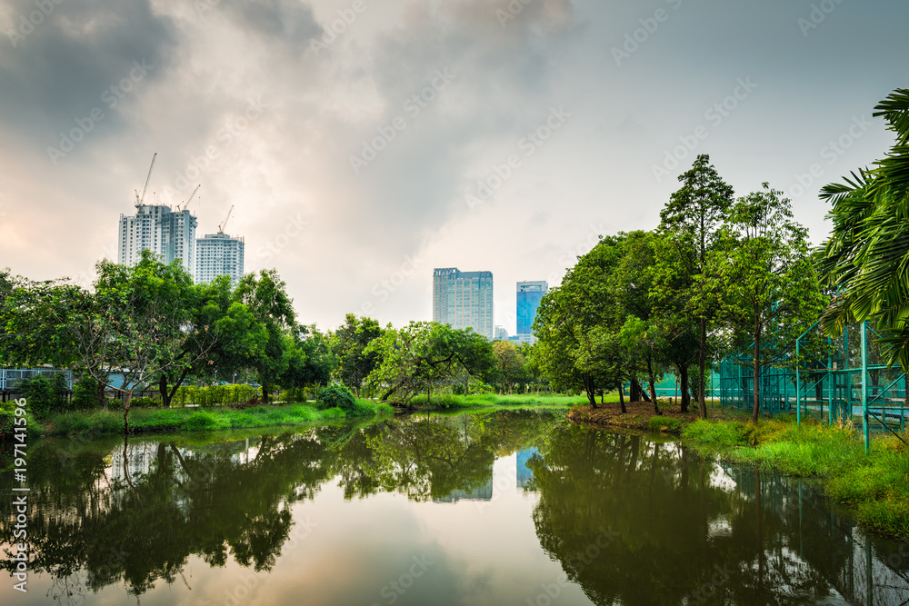 The lake in Public Park